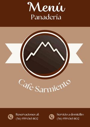 carta panadería café sarmiento