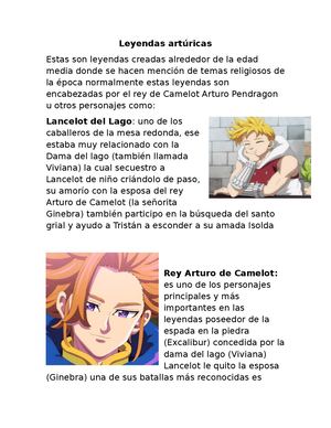 Leyendas Artúricas