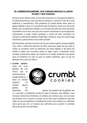 El Sobreconsumismo