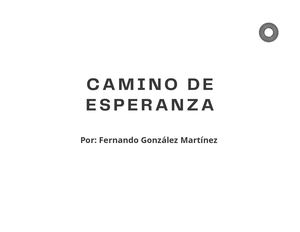 Camino de esperanza