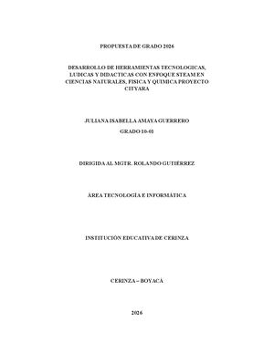 Propuesta De Grado 2026