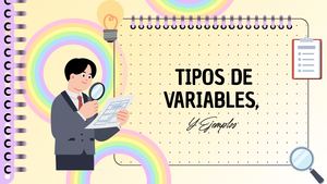 Tipos De Variables Y Ejemplos