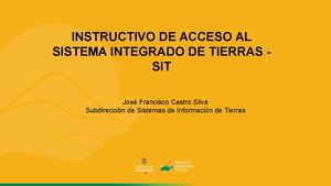 Propuesta Instructivo Ingreso Sit