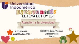 Proucto Fina Atención A La Diversidad