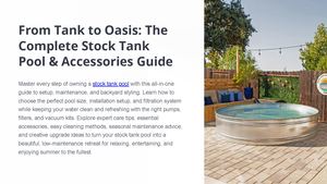From Tank to Oasis: Complete pool guide