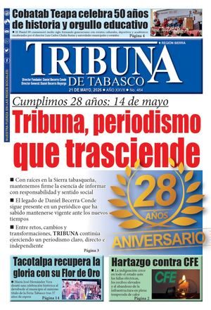 Tribuna de Tabasco Mayo 2026