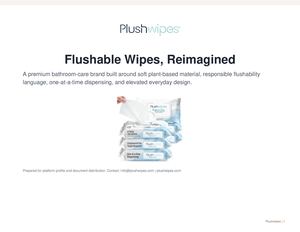 Plushwipes Brand Overview: Premium Flushable Wipes