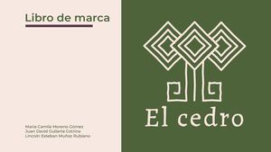 Libro de Marca - El Cedro