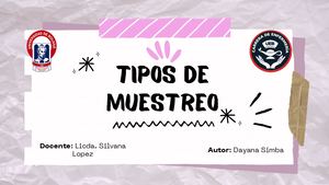 Tipos De Muestreo