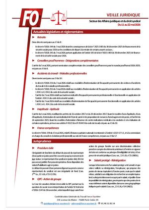494 Veille Juridique Du 11 05 26 Au 22 05 26