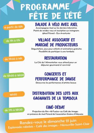 Programme Fête De L'été
