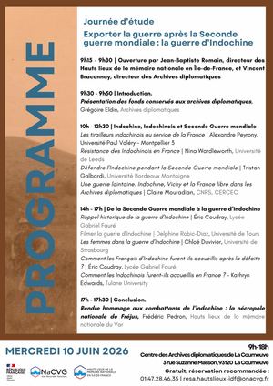 Programme 10 juin 2026