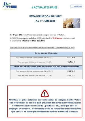 Flash Revalorisaiton Smic