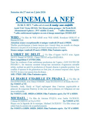 Programme La Nef Grenoble
