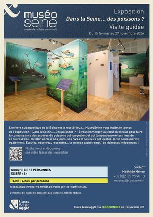 MuséoSeine Visite guidée Dans la Seine... Des poissons ?