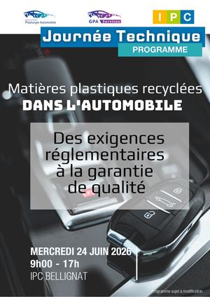 Programme Journée technique GPA x IPC 24 06 2026