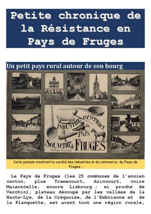 Expo Résistance Pays De Fruges (Assez Synthétique)
