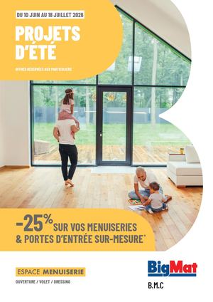 BigMat BMC Catalogue Projets Eté Espace Menuiserie 2026