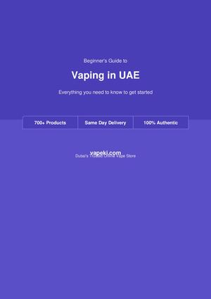 Beginner Guide Vaping Uae Vapeki