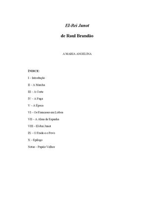 El Rei Junot Raúl Brandão