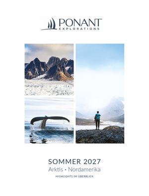 Ponant Broschüre Arktis Sommer 2027 Stand 0526