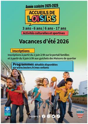 Affiche Vacances Été.