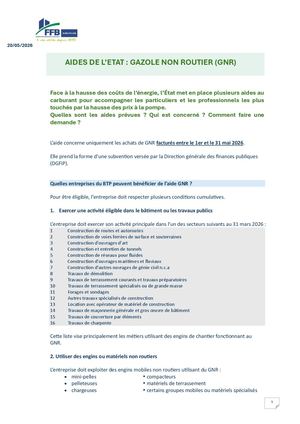 Newsletter Mai 2026 # Aides Gnr
