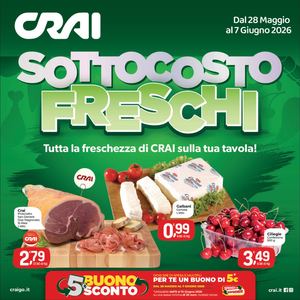 Volantino Crai Codè dal 28 maggio al 7 giugno