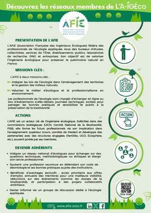 Présentation réseaux membres de l'A-IGEco