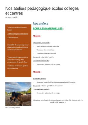 Ateliers La Ferme Matarelle