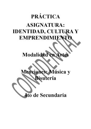 Práctica De Arte Identidad