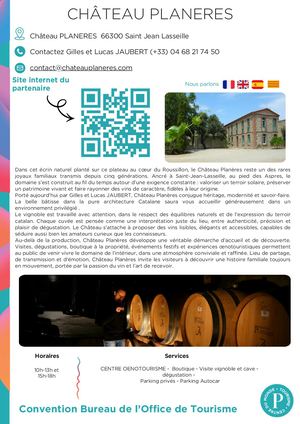 Château Planères - Convention bureau