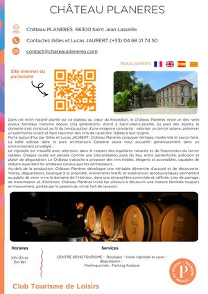 Château Planères - Tourisme de Loisirs