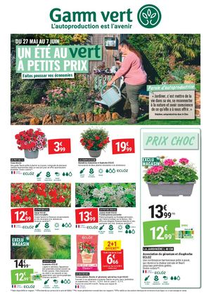 Juin au jardin - Gamm vert