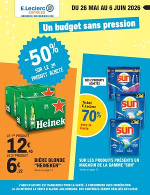 Dépenser moins du 26 mai au 6 juin 2026