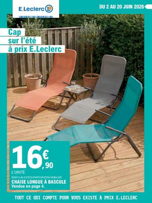 Catalogue Sélection Départ en vacances E.Leclerc Saint-Médard