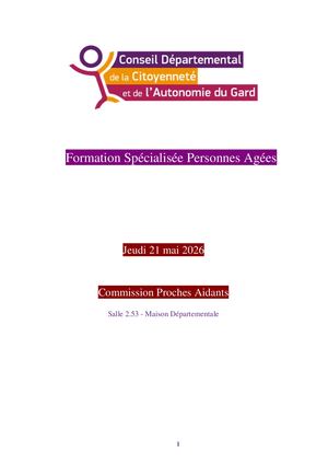 CR Commission Proches Aidants du 21 Mai 2026