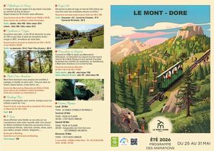 Programme Semaine 22
