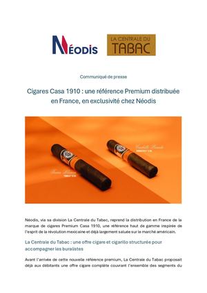 Casa 1910 Une Nouvelle Référence Premium Désormais Disponible