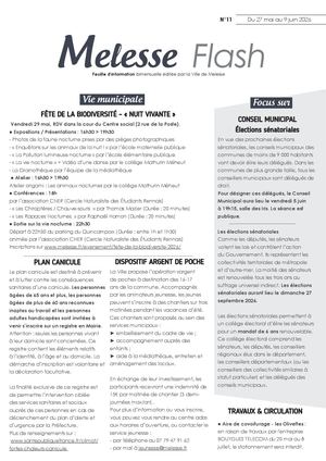 Flash n°11 du 27 mai au 9 juin 2026