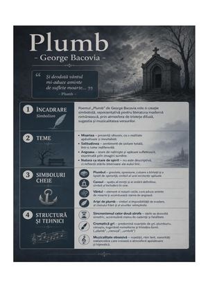 Plumb De G Bacovia