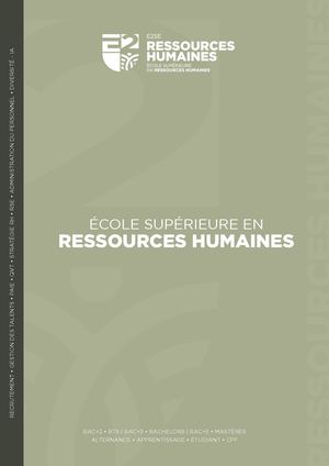 Catalogue E2SE Ressources Humaines