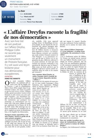 Alfred Dreyfus. Le combat de la République, Philippe Collin / Albin Michel - France Inter