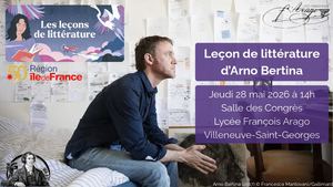Arno Bertina Leçon De Littérature Du Jeudi 28 Mai 2026