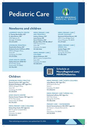 Card | 6x9 | Pediatrics