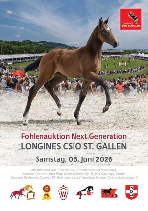 Fohlenauktion Next Generation Longines CSIO St. Gallen 2026