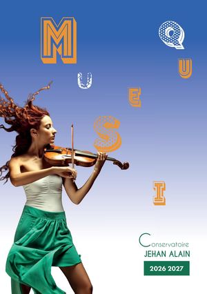 Plaquette du conservatoire 2024-2025