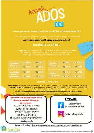 2026 Cmb Programme Vacances Ete Ados Gouville Sur Mer
