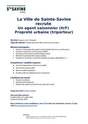 2026 Coup De Propre Renfort Propreté Urbaine