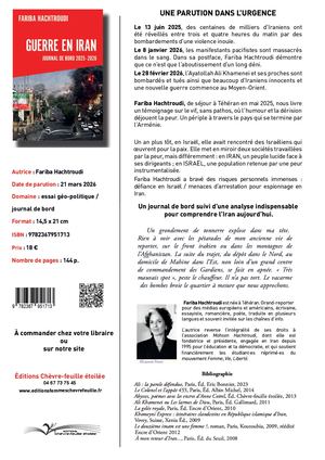 Dossier Presse Guerre En Iran Journal De Bord 2025 2026 De Fariba Hachtroudi 21 Mars 2026